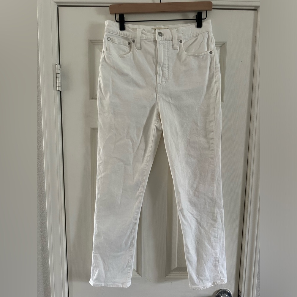 Madewell The Perfect Vintage Jean White cotton size women’s 27 high rise